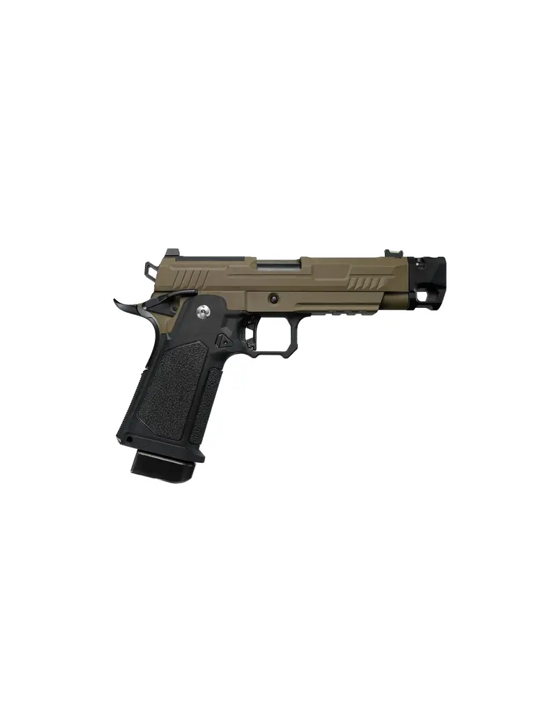 Arcturus Vanguard Hi-Capa 4,3" avec glissière et compensateur prêts pour optiques, noir et beige