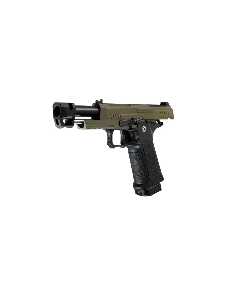 Arcturus Vanguard Hi-Capa 4,3" avec glissière et compensateur prêts pour optiques, noir et beige