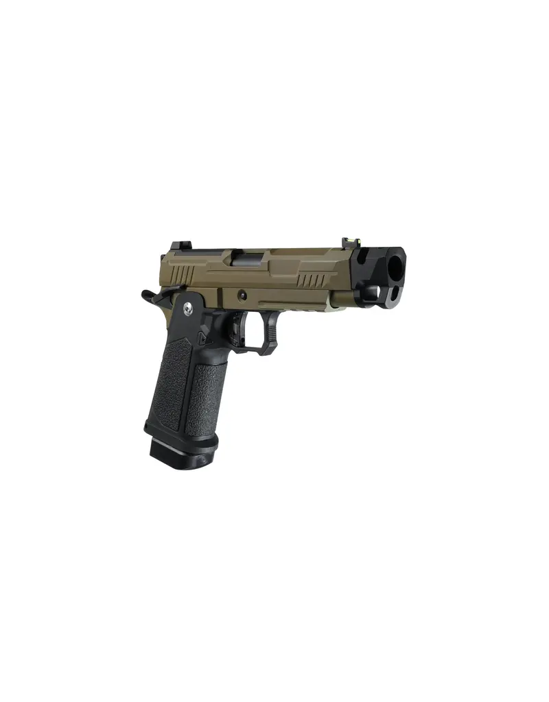 Arcturus Vanguard Hi-Capa 4,3" avec glissière et compensateur prêts pour optiques, noir et beige