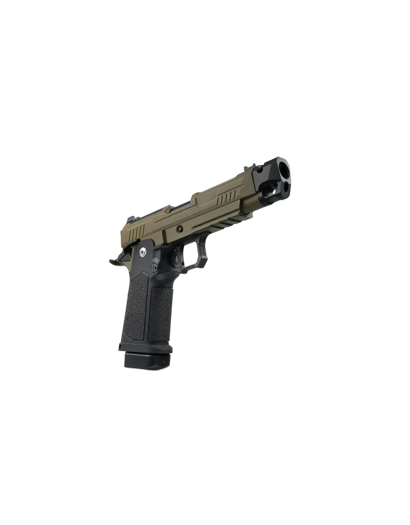 Arcturus Vanguard 4.3" Hi-Capa w/ Optics Ready Slide & Compensator BLK-TAN