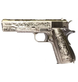 WE Tech 1911 Chrome (Classic Floral Pattern)