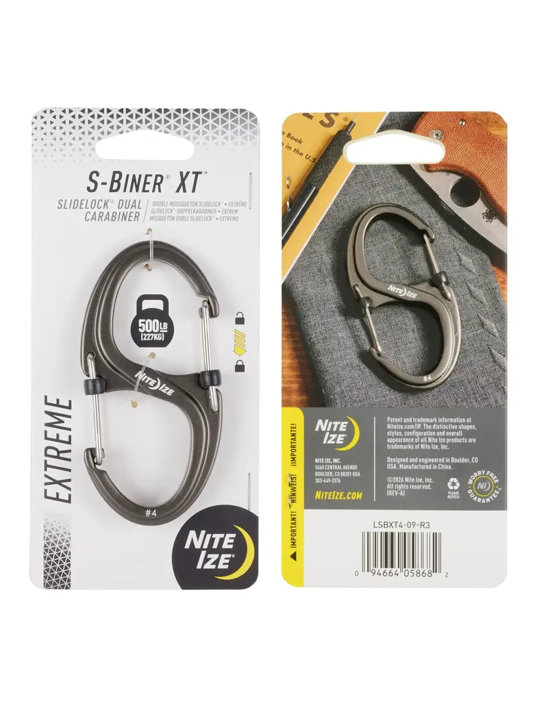 Nite Ize Mousqueton double S-Biner XT SlideLock