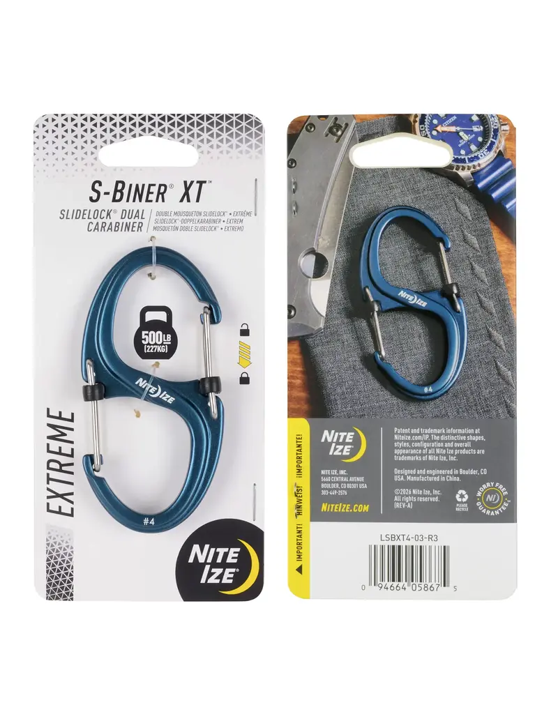 Nite Ize S-Biner XT SlideLock Dual Carabiner