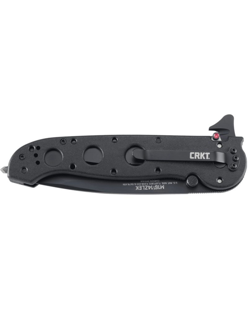 CRKT M16-14ZLEK Black with Triple Point Serrations