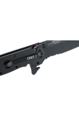 CRKT M16-14ZLEK Noir avec dentelures à triple pointe
