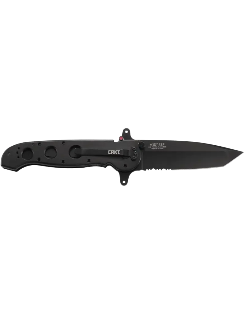 CRKT M16-14SF Noir avec dentelures à triple pointe