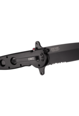 CRKT M16-14SF Noir avec dentelures à triple pointe