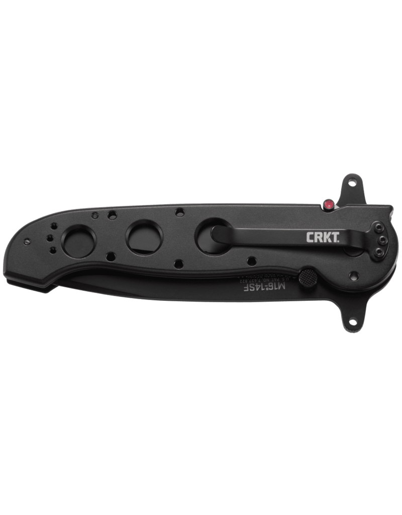 CRKT M16-14SF Noir avec dentelures à triple pointe
