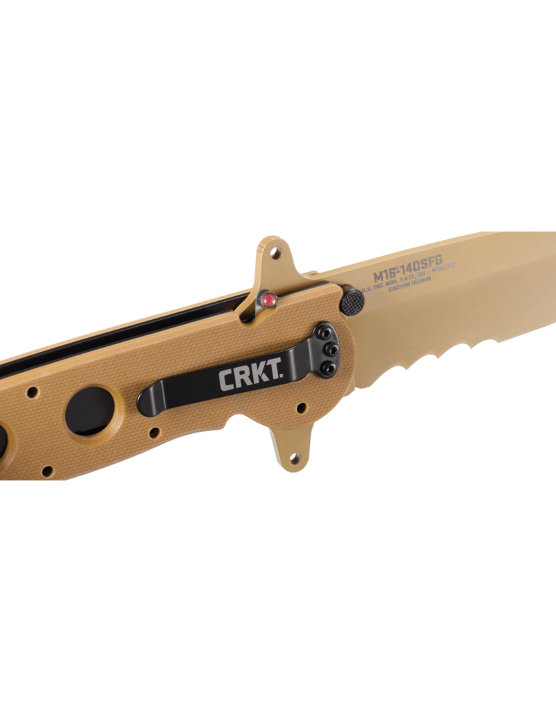 CRKT M16-14DSFG Desert with Veff Serrations