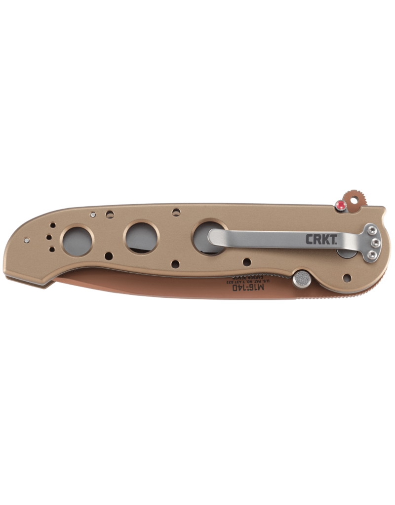 CRKT M16-14D Copper with Triple Point Serrations
