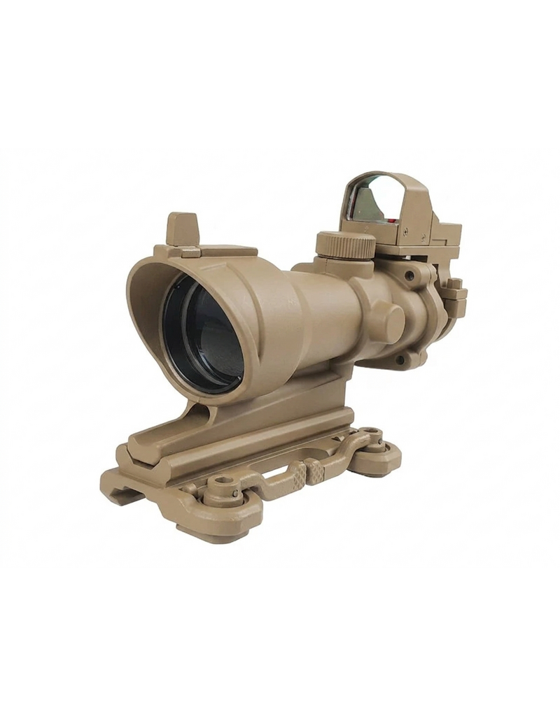 Aim-O  Lunette ACOG 4×32 avec montage QD + mini point rouge