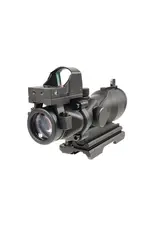 Aim-O  Lunette ACOG 4×32 avec montage QD + mini point rouge