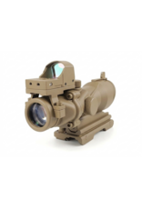 Aim-O  Lunette ACOG 4×32 avec montage QD + mini point rouge
