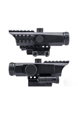 Aim-O 4x32 Scope Red/Green Reticle Side Flip Mount