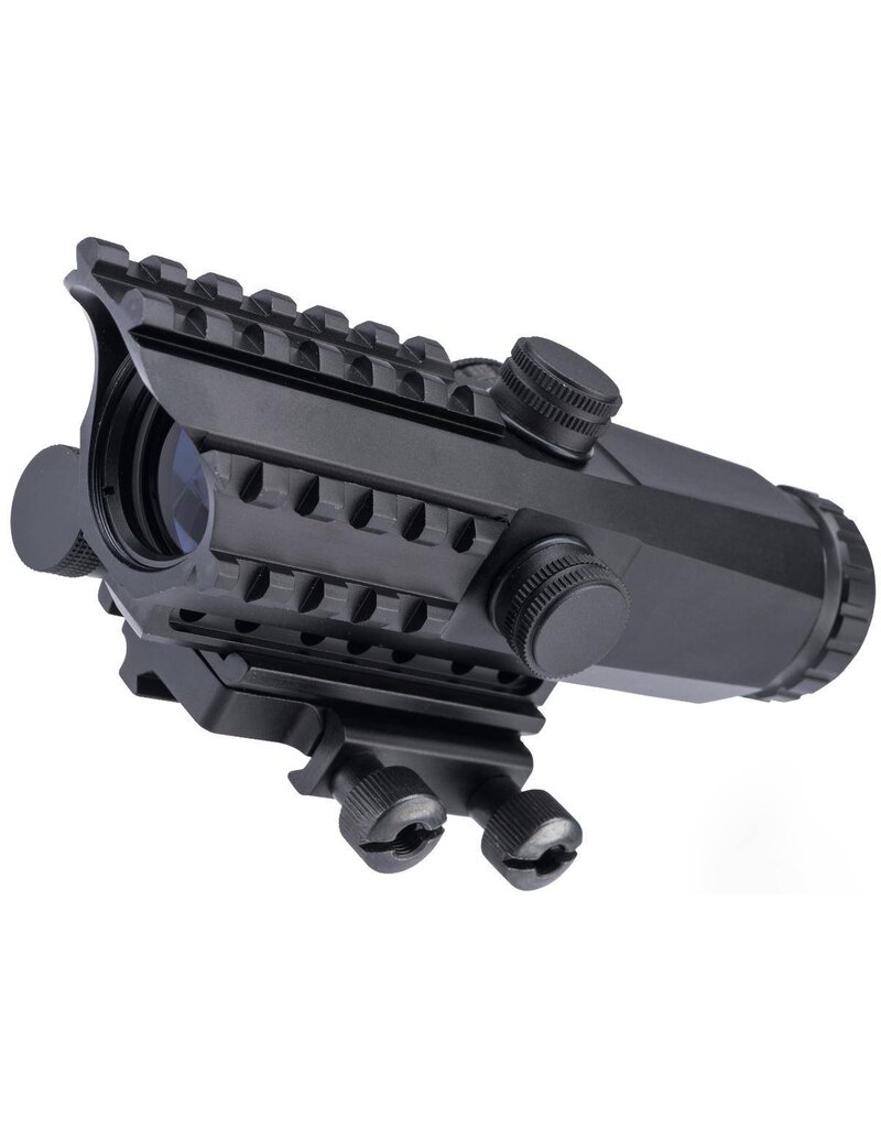Aim-O 4x32 Scope Red/Green Reticle Side Flip Mount