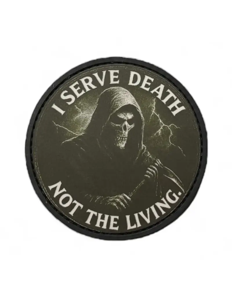 Custom Patch Canada Écusson « Je sers la mort, pas les vivants »