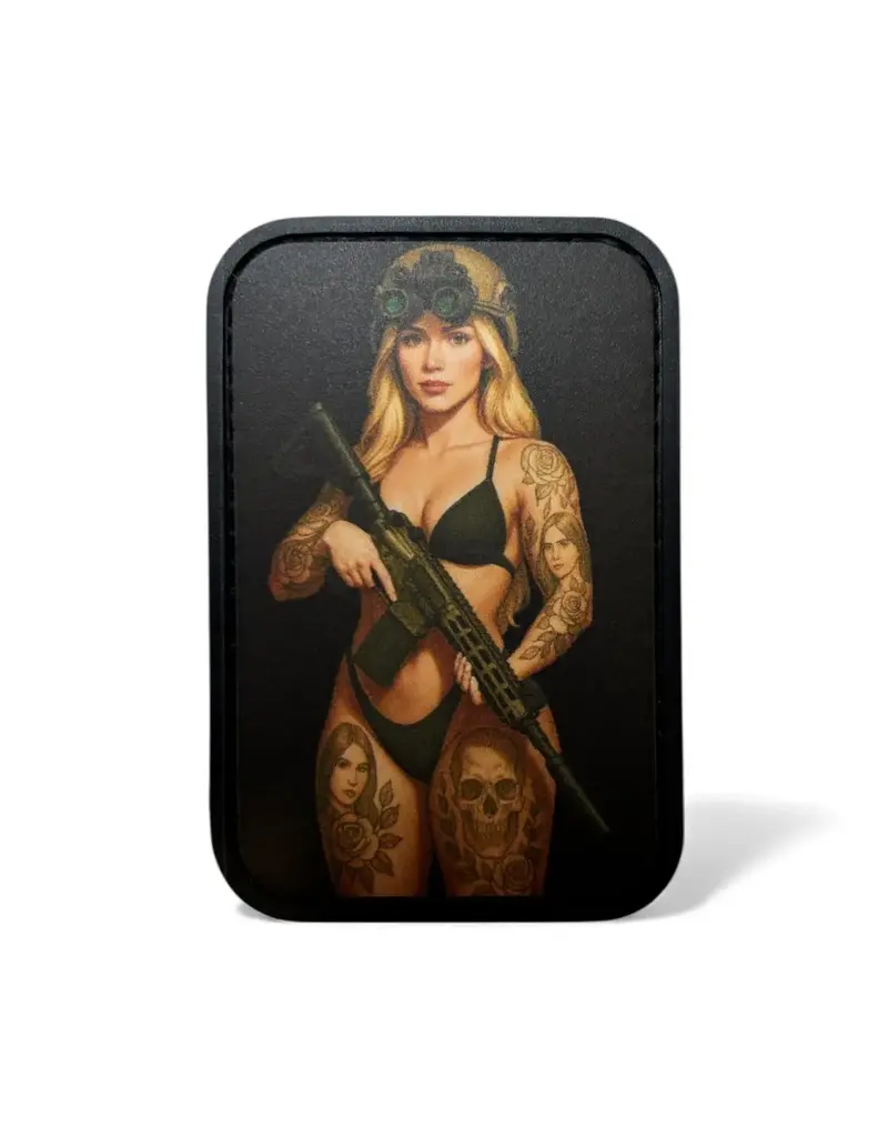 Custom Patch Canada Bikini and Guns Patch