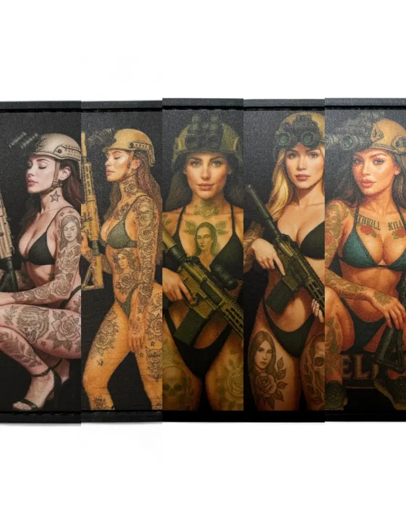 Custom Patch Canada Écusson Bikini et Armes à feu