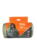 Survive Outdoors Longer Abri d'urgence Escape Bivvy avec capuche – Vert