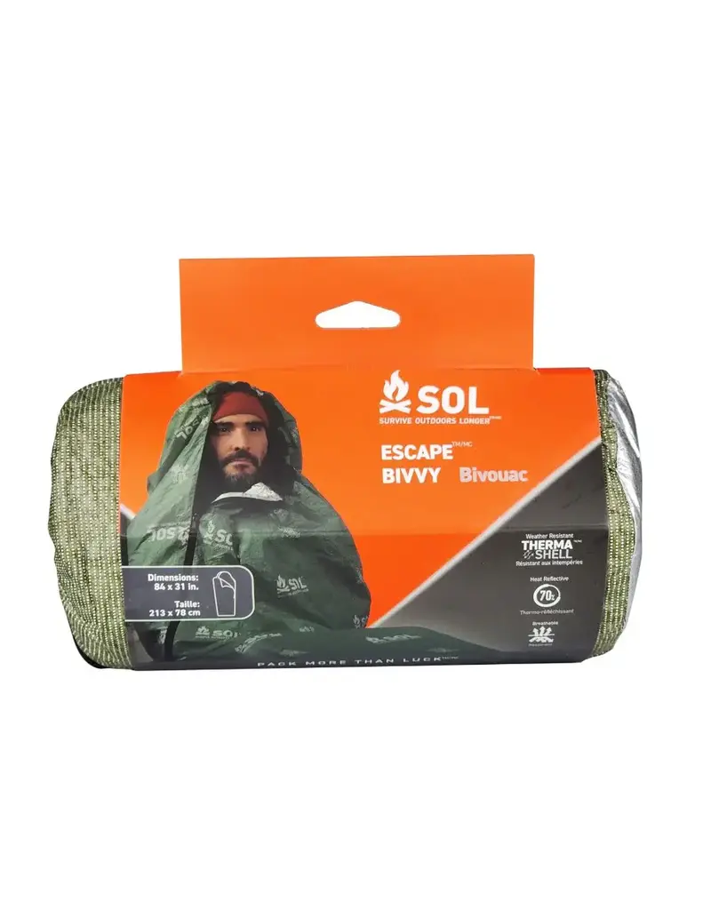 Survive Outdoors Longer Escape Bivvy with Hood Green