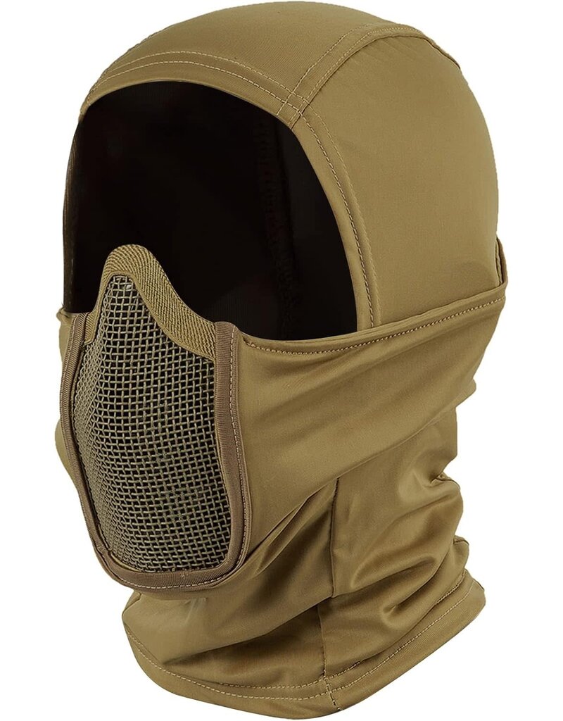 ShinoBB Cagoule à empiècements en maille