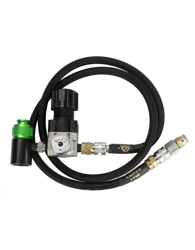 Amped Airsoft Custom Lines SLP QD Air Regulator System for Polarstar Fusion Engine / PR-15 Airsoft EPAR Rifles w/ 36" Air Hose