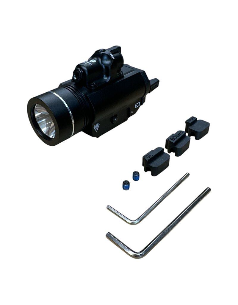 WADSN Lampe pour arme T-1 HL avec laser vert