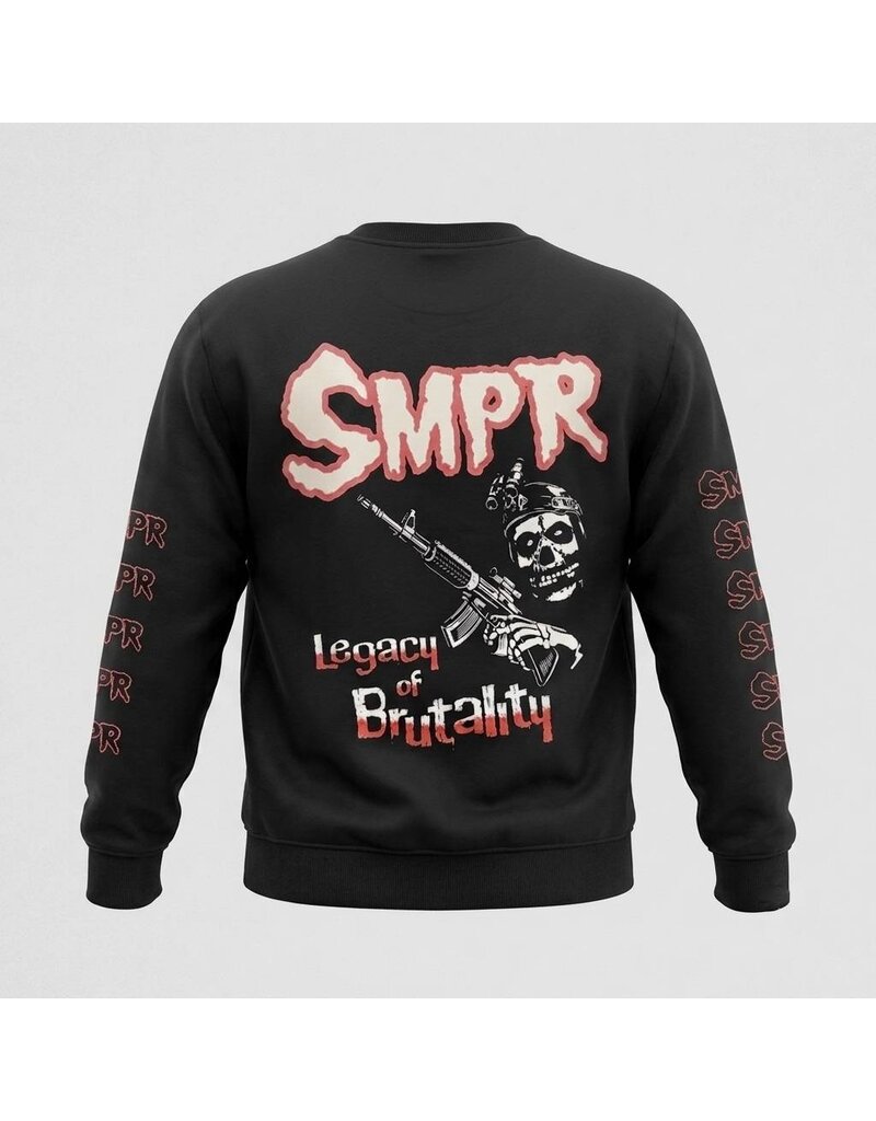 S+ Sweat-shirt col rond SMPR Legacy of Brutality – Noir