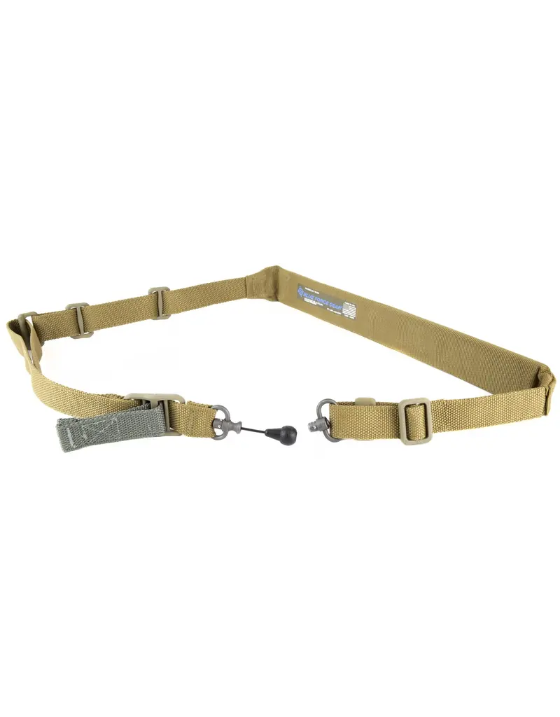 Blue Force Gear Padded Vickers 2-to-1 Sling with RED Swivel