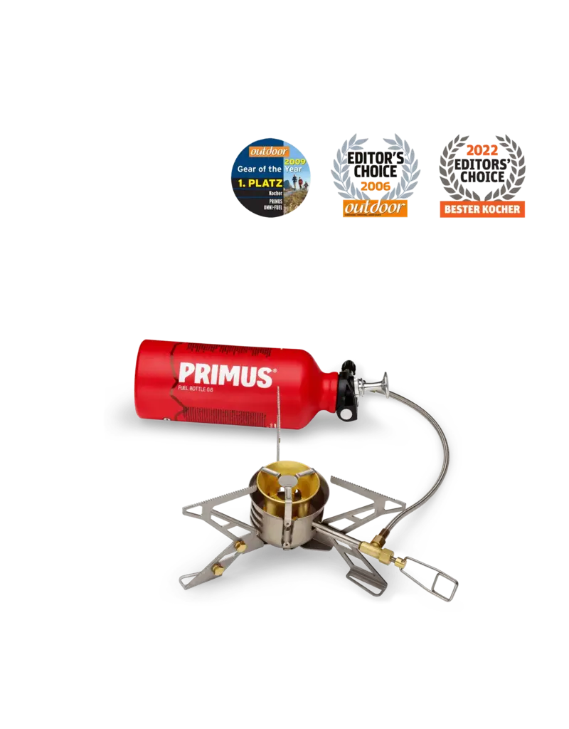 PRIMUS Réchaud OmniFuel + bouteille de combustible