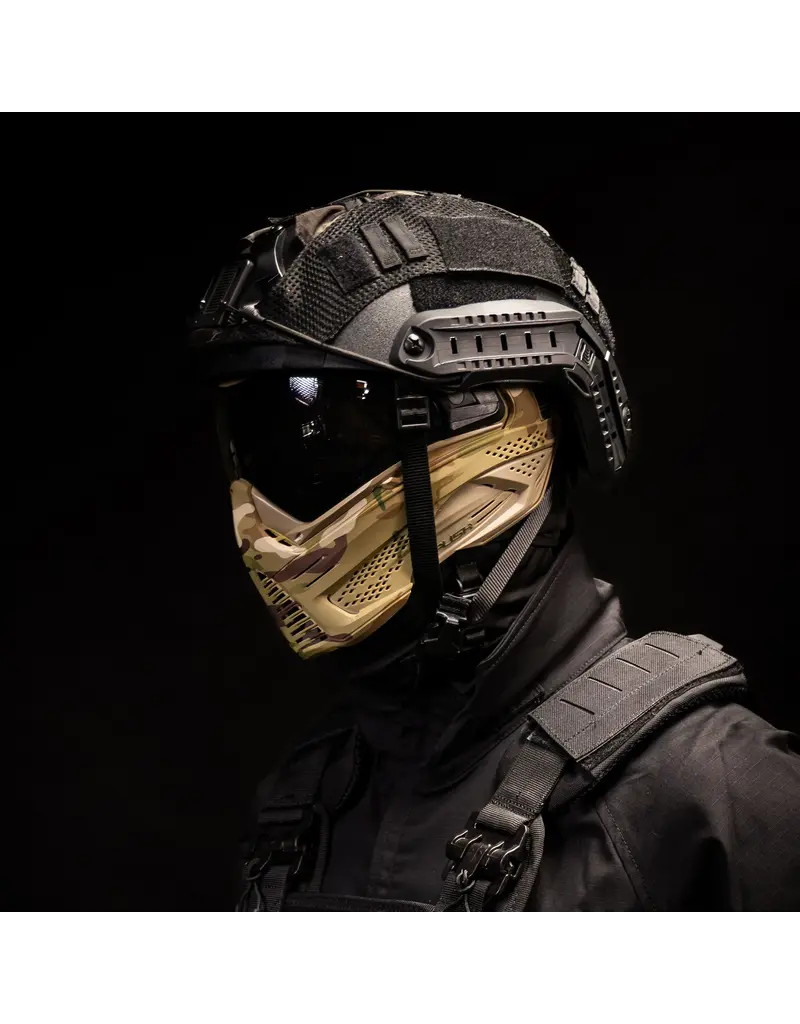HK Army Masque Push Unite MKII Camo Tan / Écran fumé