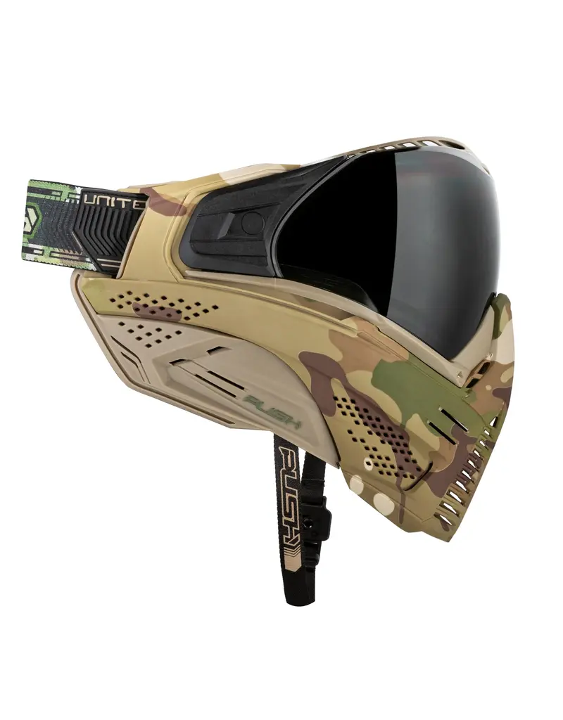 HK Army Push Unite MKII Goggle Camo Tan / Smoke Lens