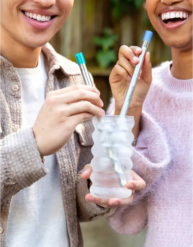 LifeStraw Filtre à eau SIP en acier (monobloc) avec étui de transport