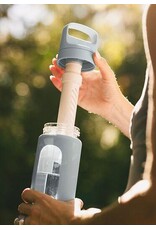 LifeStraw GO Hand-blown Glass Water Filter Bottle; 20oz/590ml