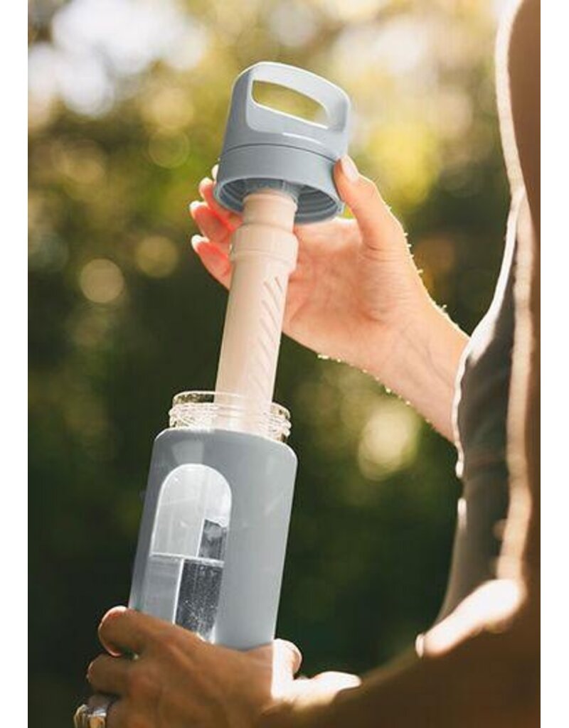 LifeStraw Bouteille filtrante en verre soufflé à la bouche GO ; 590 ml (20 oz)