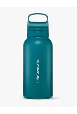 LifeStraw Gourde filtrante en acier inoxydable GO – 1 L (34 oz)