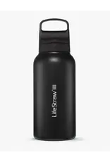 LifeStraw GO Stainless Steel Water Filter Bottle 34oz / 1L