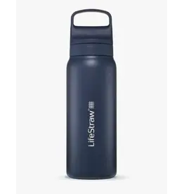 LifeStraw GO Stainless Steel Water Filter Bottle 24oz/700ml