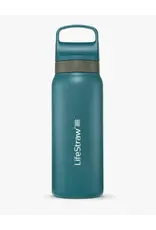 LifeStraw GO Stainless Steel Water Filter Bottle 24oz/700ml