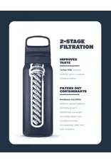 LifeStraw GO Stainless Steel Water Filter Bottle 24oz/700ml