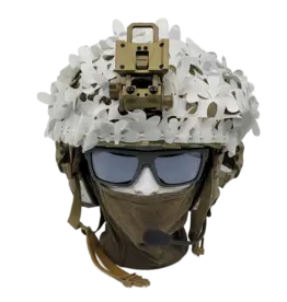 NUTSOF Southerner Trifoliate Leaf Helmet Camo Scrim Multicam Alpine