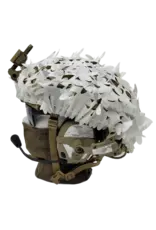 NUTSOF Filet de camouflage pour casque « Southerner Trifoliate Leaf » – Multicam Alpine