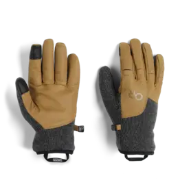Outdoor Research Men's Flurry Leather Glove Charcoal