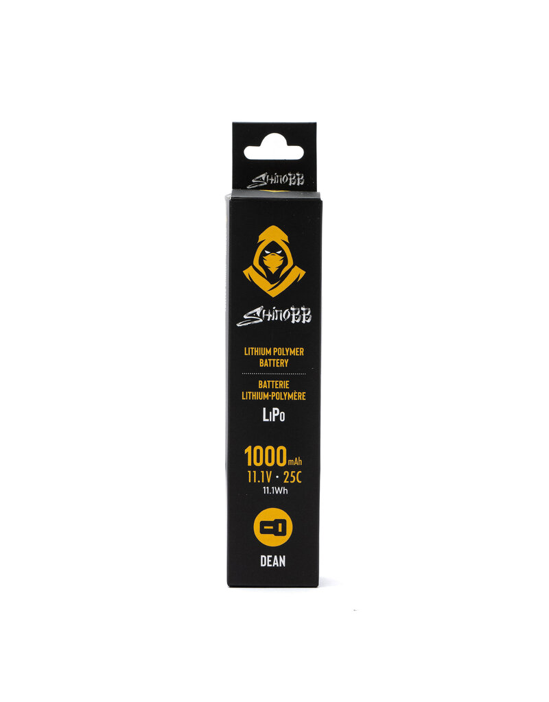 ShinoBB LiPo 11.1v 25c 1000mAh Dean