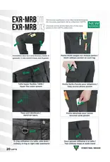 Gatts Work Wear Stretch ultra light pant Black