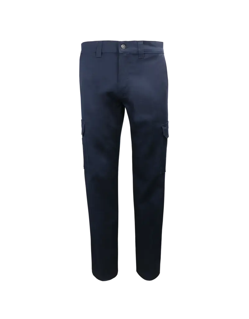 Gatts Work Wear Pantalon de travail cargo extensible bleu marine