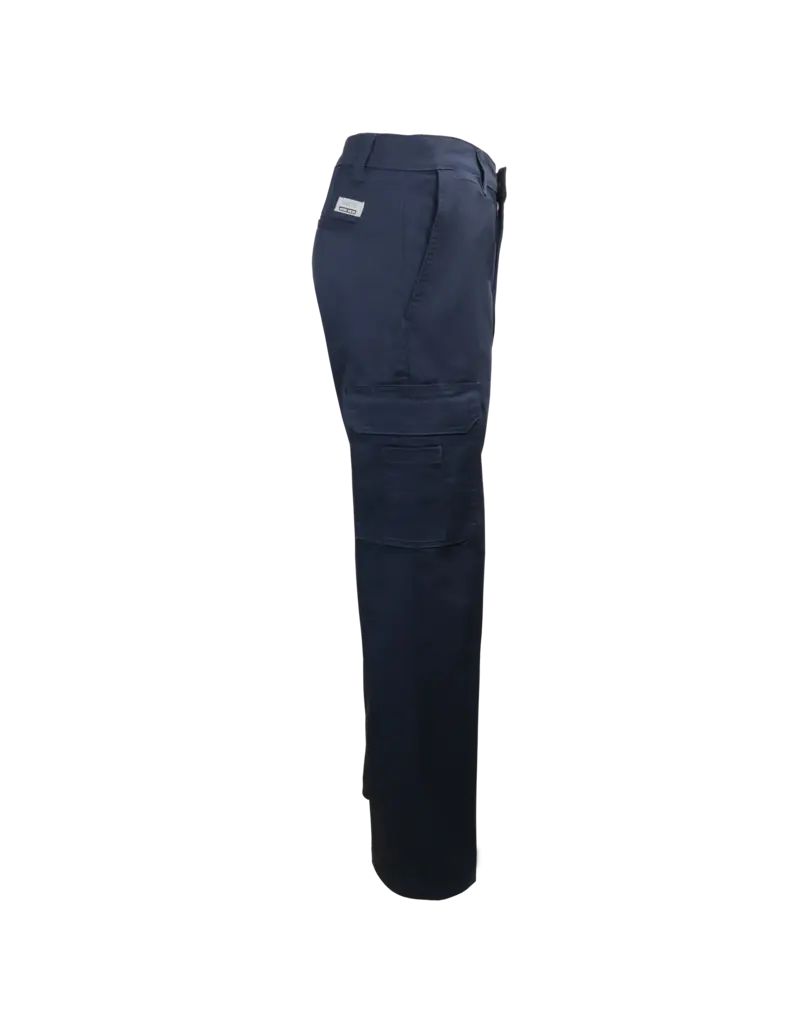 Gatts Work Wear Pantalon de travail cargo extensible bleu marine