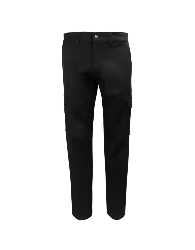 Gatts Work Wear Pantalon de travail cargo extensible noir