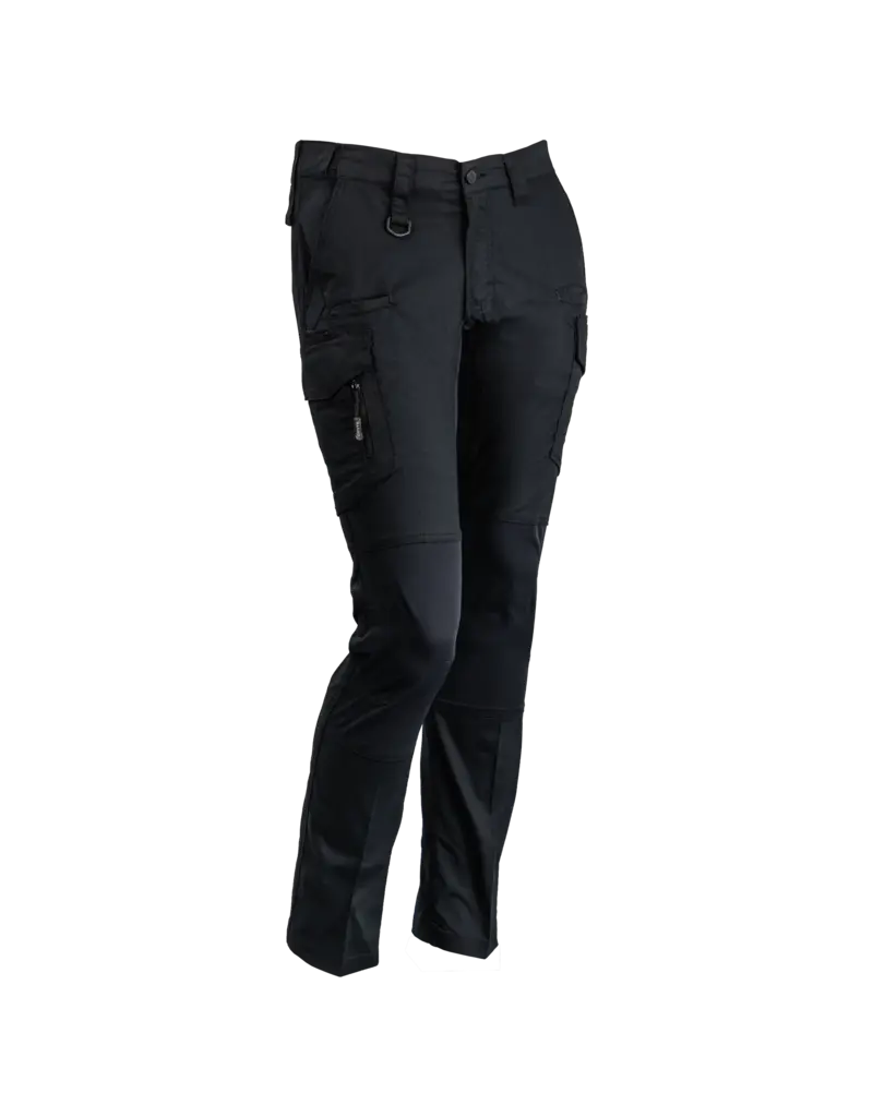 Gatts Work Wear Cargo Ladies Workwear Stretch Pant Black
