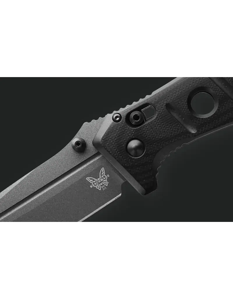Benchmade Adamas MagnaCut G10 noir lame Drop-point